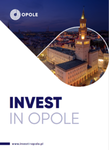 Okładka folderu informacyjnego Invest in Opole. Wersja angielska